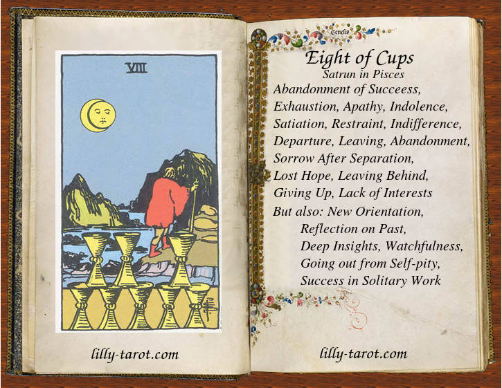 Meaning of Eight of Cups