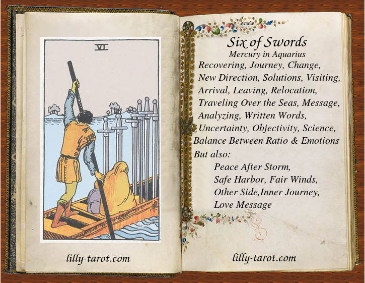 Meaning of Six of Swords
