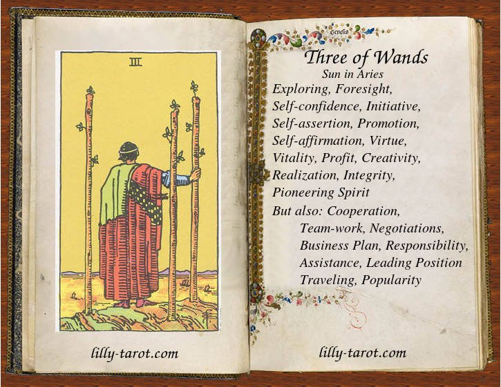 Meaning of Three of Wands