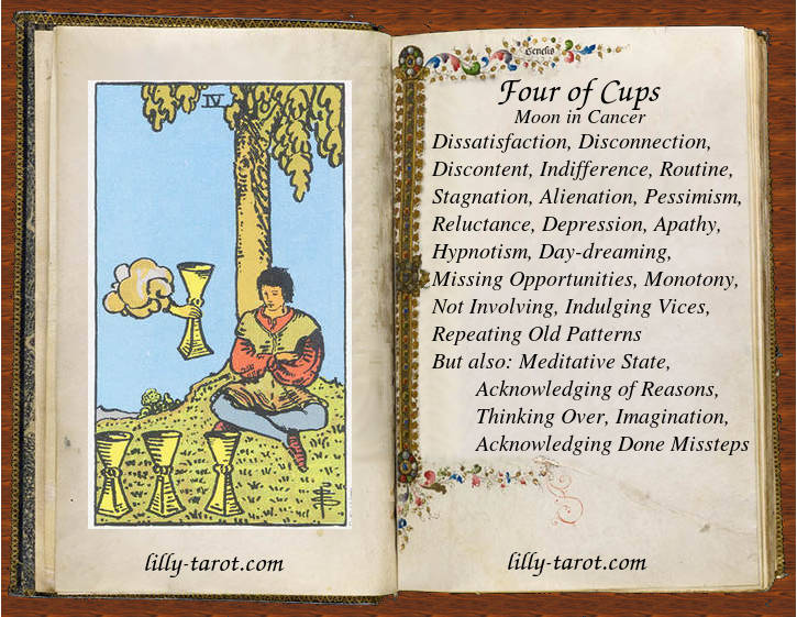 Four of Cups Tarot Card Meaning 