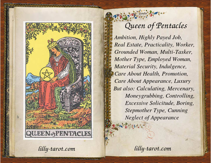 Queen of Pentacles Meaning - Tarot Card Meanings – Labyrinthos