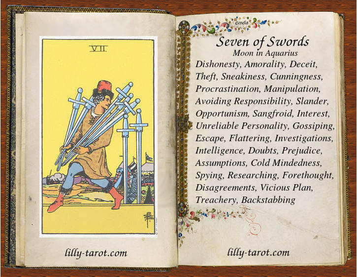 Meaning of Seven of Swords