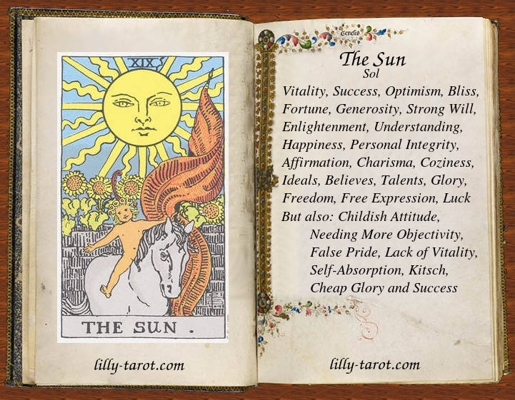 The Sun Tarot Card Meaning Musica Plastica